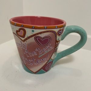 SIMPLY THE BEST SISTER S & F STUDIO COFFEE MUG